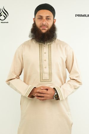 An-Niyamah Premium Light Tan Panjabi | AN-204
