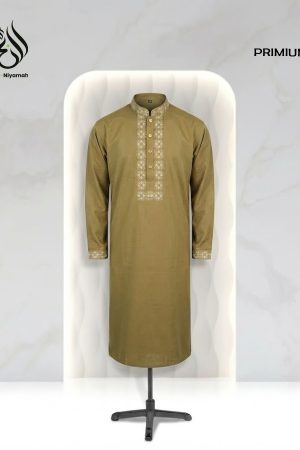 An-Niyamah Premium Olive Panjabi | AN-103