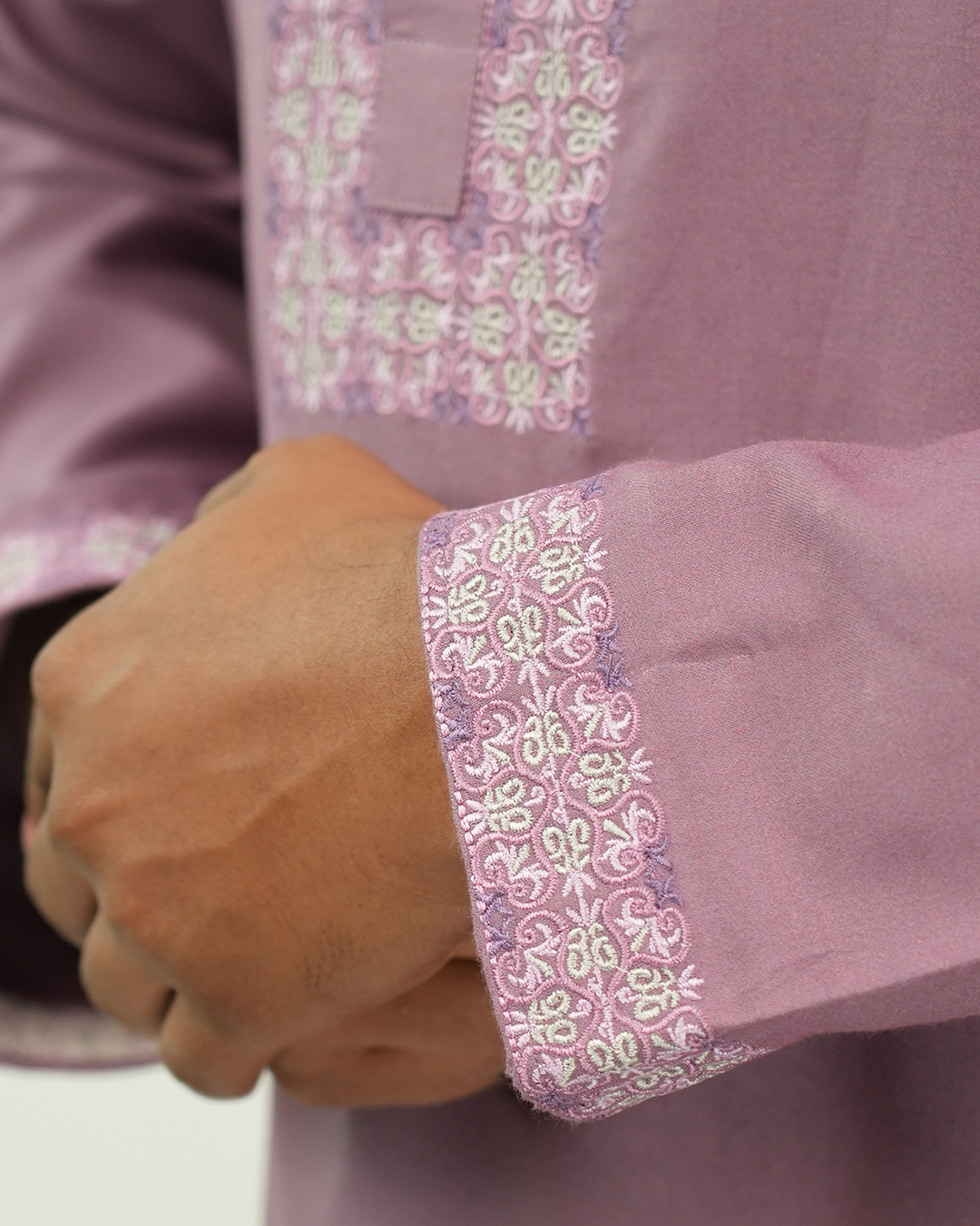 An-Niyamah Premium Rose Panjabi | AN-102 - Image 4