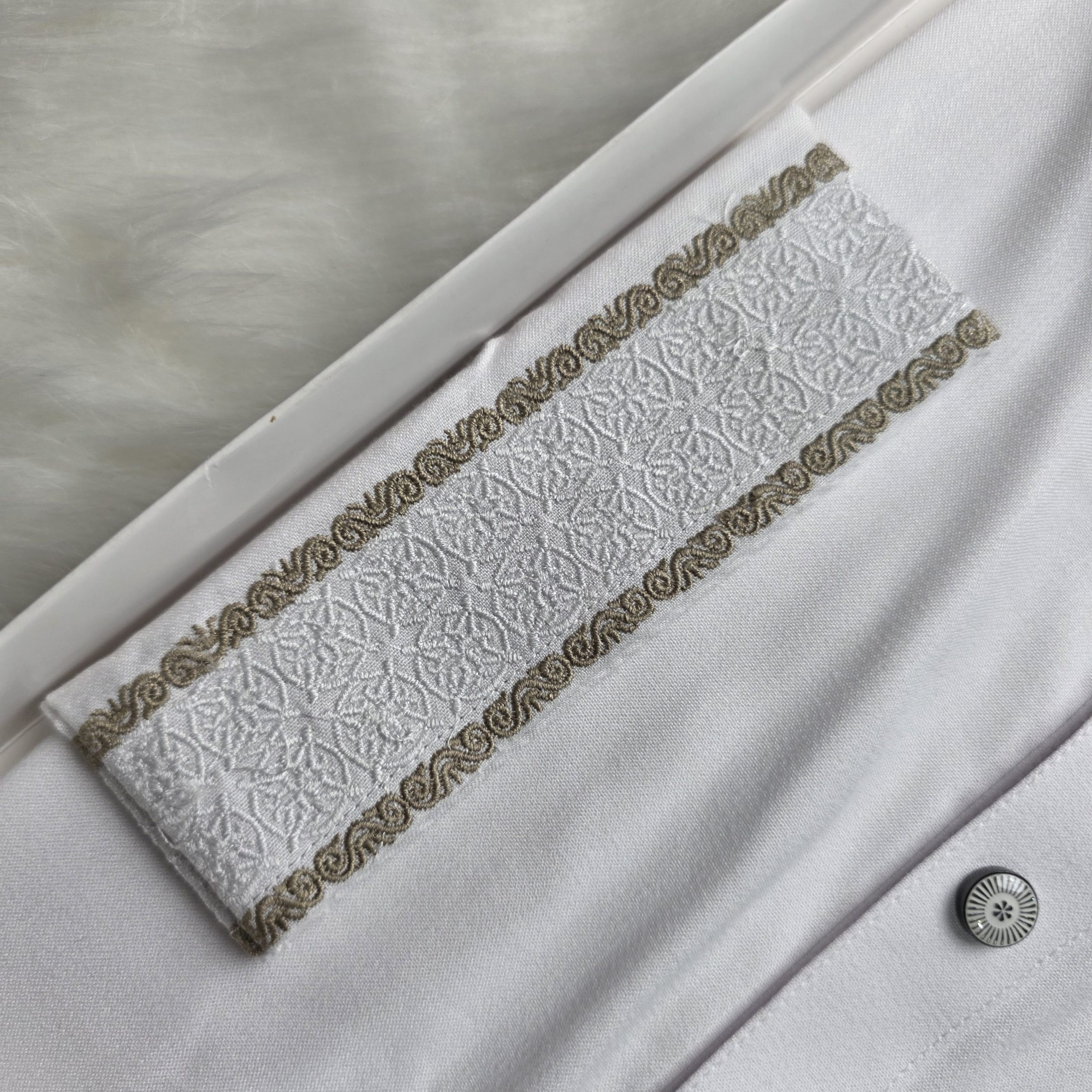 An-Niyamah Pure White Premium Panjabi - Image 3