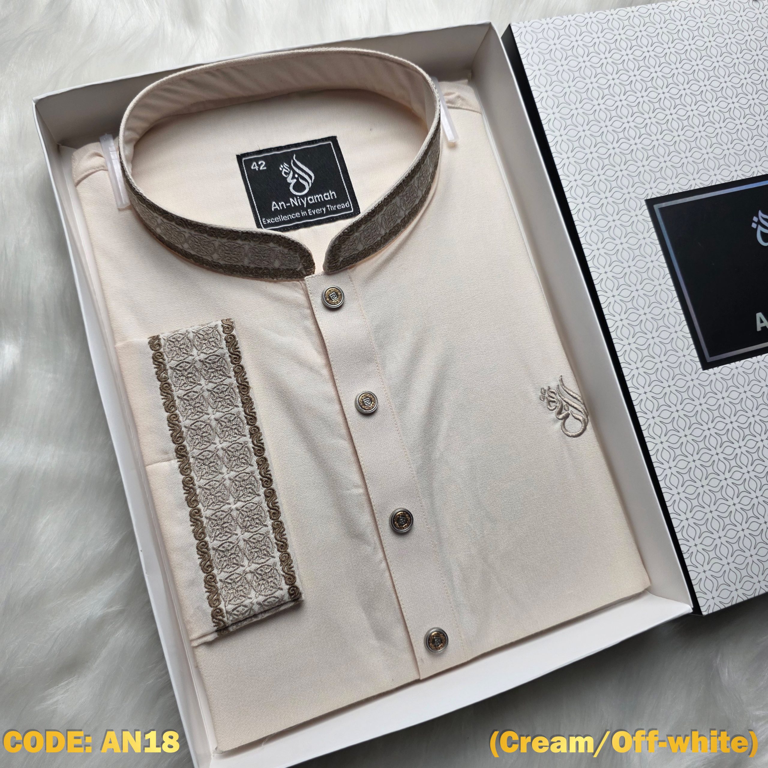 An-Niyamah Premium Cream Panjabi